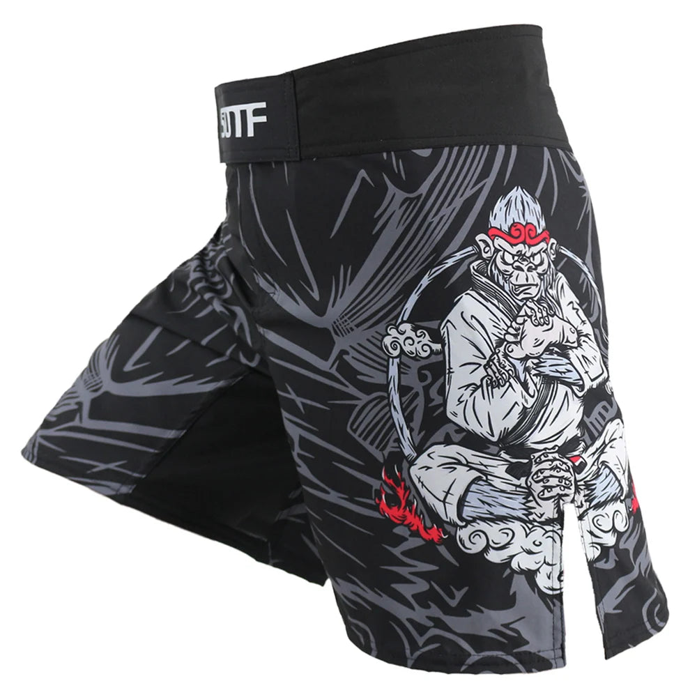 Boxing Shorts Clothing Mma Muay Thai Kickboxing Fight Suotf Muaythai Men Cheap Santa Emma Soft Sun Wukong Monkey mma shorts