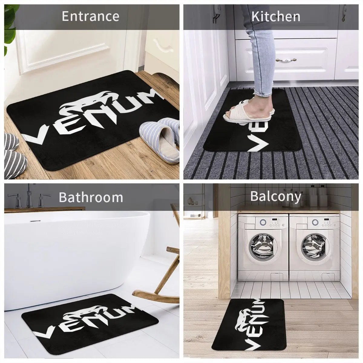 Venum Bath Mat Carpet Entrance Door Mat Floor Bathroom Mat Kitchen Carpets