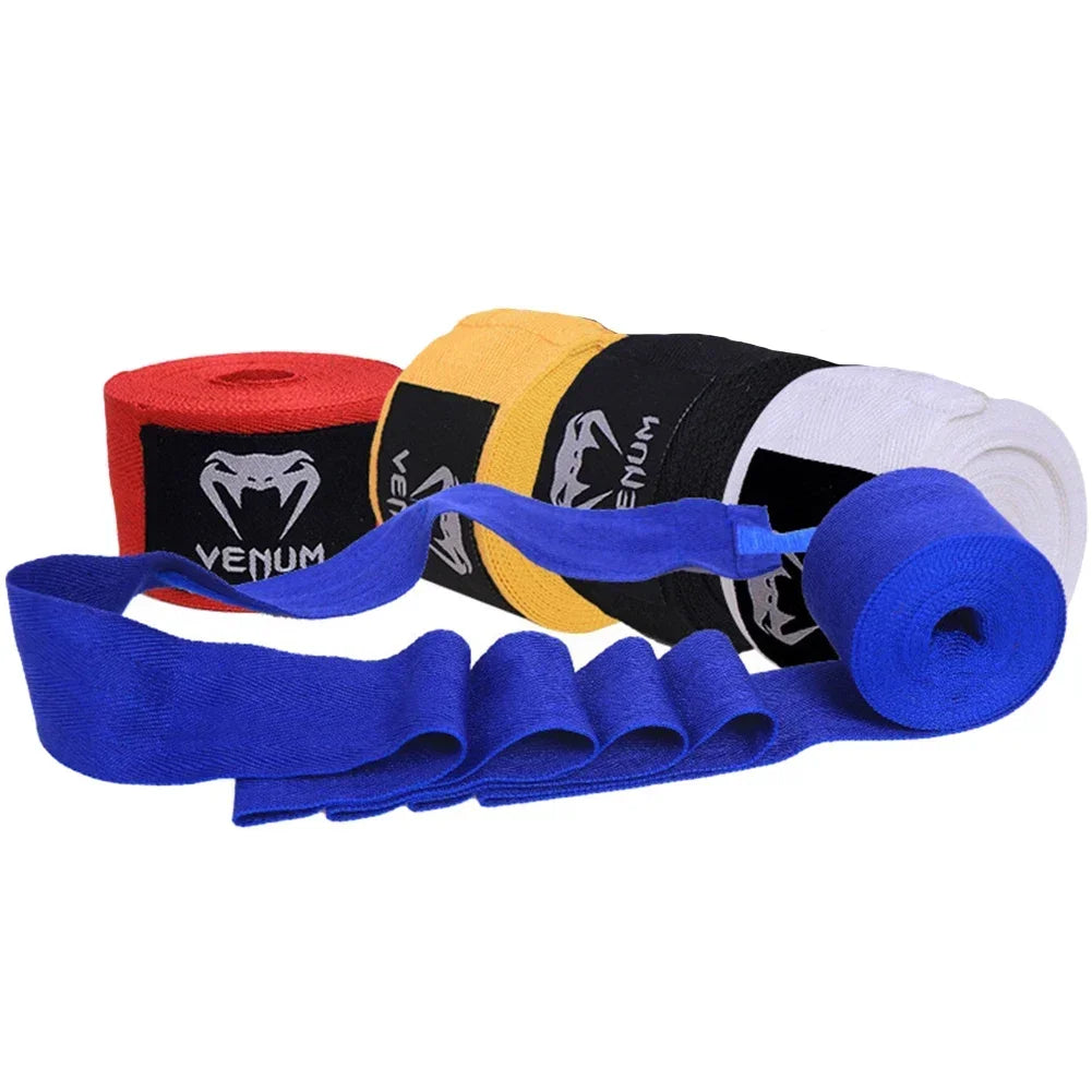 2Pcs Boxing Bandage Cotton Soft Bandage Sanda Muay Thai Karate Sports Fist Bandage Fitness Hand Protector Wrist Wrap Handband