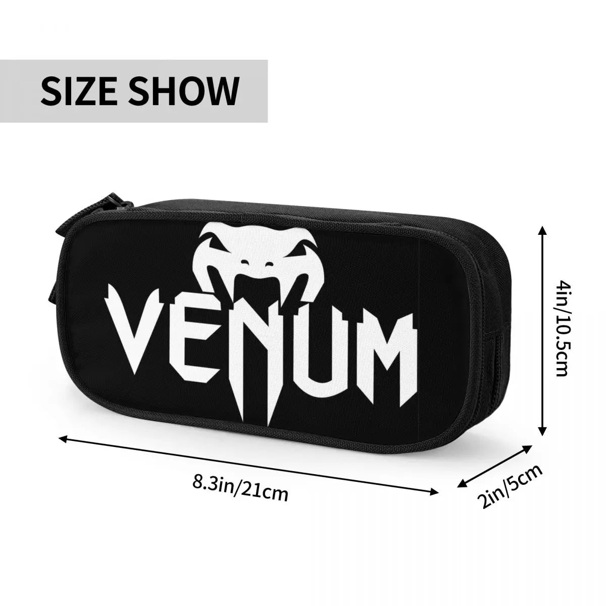 Cute Custom Venums Pencil Cases for Boys Gilrs Combat Sports And Fitness Large Storage Pen Bag Box School Supplies