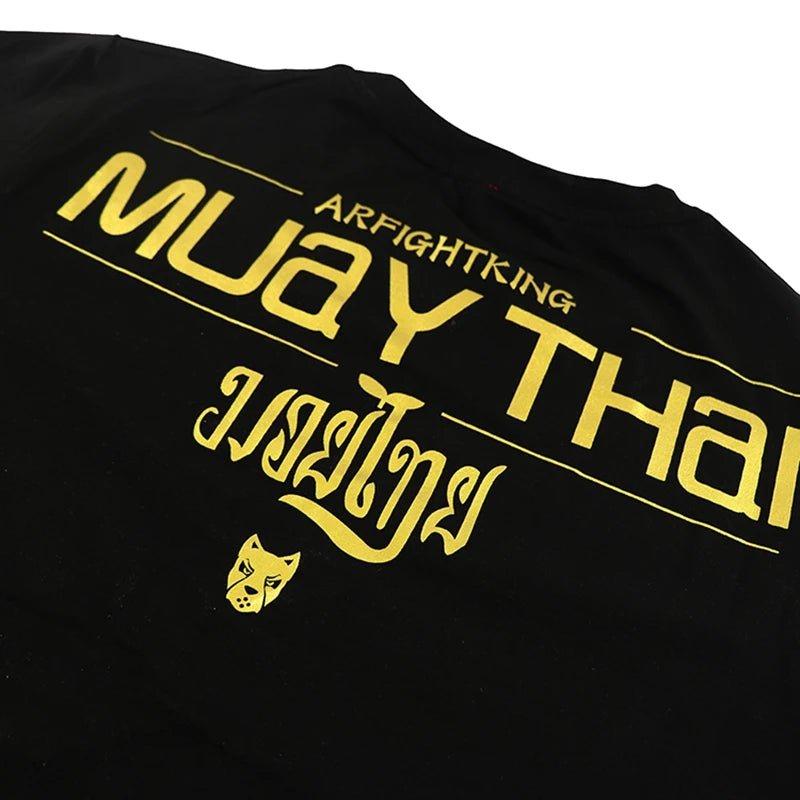 Tiger Muay Thai Shirt Short Sleeve BJJ MMA Rashguard Quick Dry Breathable Cage Fighting Kickboxing Boxing Training Top T Shirt